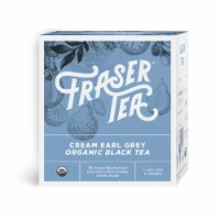 Fraser Tea Organic Cream Earl Grey Black Tea, 1.4 oz [Pack of 6]