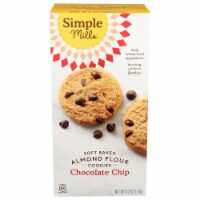 Simple Mills Soft Baked Almond Flour Cookies Chocolate Chip 6.2oz PK 6