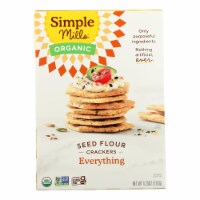 Simple Mills - Seed Flour Crackers - Everything - Case of 6-4.25 OZ