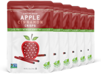 Freeze-Dried Apple Cinnamon Crisps 34G (1.20oz) - 6-PACK
