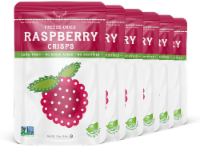 Freeze-Dried Fruit Snacks - Raspberry Crisps - No Sugar Added, Nothing Artificial