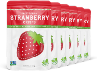 Freeze-Dried Strawberry Crisps 34G (1.20oz) - 6-PACK
