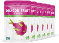 Freeze-Dried Fruit Snacks - Dragon Fruit Crisps - No Sugar Added, Nothing Artificial