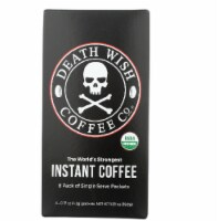 Death Wish Coffee Co Organic Instant Coffee, 8Pk