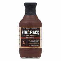 Rib Rack BBQ Sauce Orginal, 19 OZ (Pack of 6)