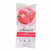 Element Organic Dipped Rice Cakes - Strawberry'N'Cream - Case of 6 - 3.5 oz
