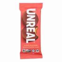 Unreal - Peanut Butter Cups Dark Chocolate - Case Of 12 - 1 Oz