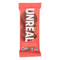 Unreal - Peanut Butter Cups Dark Chocolate - Case Of 12 - 1 Oz