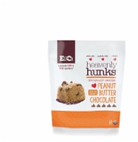 E&C's Snacks Heavenly Hunks Cookies Peanut Butter Chocolate Gluten Free, 6oz (Pack of 6)