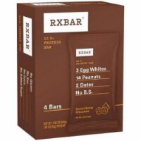 RxBar Peanut Butter Chocolate 4 Bars Pack of 6
