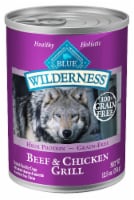 Blue Buffalo Wilderness Beef and Chicken Grill Wet Dog Food Perspective: Main
