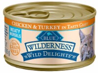 Blue Buffalo Wilderness® Wild Delights™ Chicken & Turkey in Tasty Gravy Wet Cat Food Perspective: Main