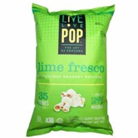 Live Love Pop Popcorn Lime Fresco, 4.4oz (Pack of 12)