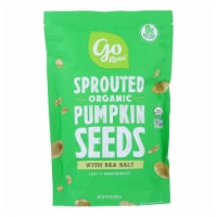 Go Raw Sprouted Seeds, Pumpkin With Celtic Sea Salt - Case of 6 - 14 OZ