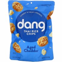 Dang Thai Rice Chips Aged Cheddar, 3.5 oz (Pack of 12)