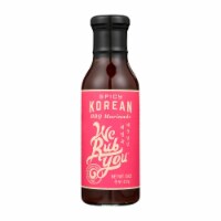 We Rub You BBQ Marinada - Spicy Korean - Case of 6 - 15 oz.