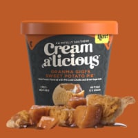 Creamalicious, Gi Gi's Sweet Potato Pie Artisan Frozen Dessert, Pint (8 Count)