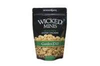 Wicked Minis Seasoned Oyster Crackers Garden Dill, 6oz (Pack of 6)