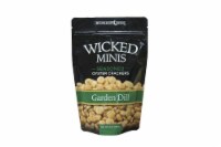 Wicked Minis Seasoned Oyster Crackers Garden Dill, 6oz (Pack of 6)