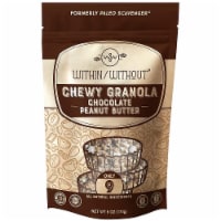 Within/ Without Chewy Granola Chocolate Peanut Butter Gluten Free, 6oz (Pack of 6)