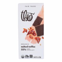 Theo® Dark Chocolate Salted Toffee  (12 Pack)