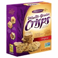 Crunchmaster Original Multi-Grain Crisps Snack Crackers, 4.5 OZ (Pack of 6)