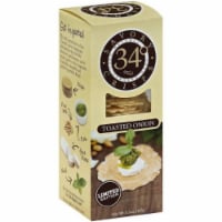 34 Degrees Toasted Onion Crisps Thin, Light & Crunchy, 4.5oz (Pack of 18)
