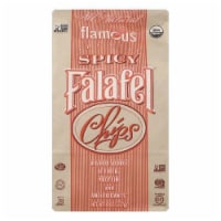 Flamous Brands Inc Organic Spicy Falafel Chip, 8 OZ (Pack of 12)