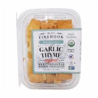 Firehook Organic Garlic Thyme Mediterranean Baked Crackers