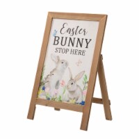 Glitzhome 24 H Easter Wooden Porch Sign / Standing Decor