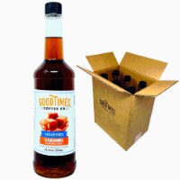 Sugar Free Caramel Syrup, Natural Flavor, Vegan, Gluten-Free, No Artificial Colors (6 Pack)
