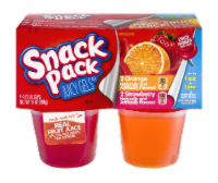 Snack Pack® Strawberry Orange Gelatin 4 Count Case Sale Perspective: Main
