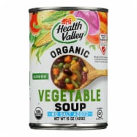 Health Valley Organic Soup - Vegetable No Salt Added - Case of 12 - 15 oz.