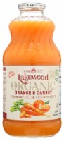 Lakewood Organic® Orange & Carrot Fresh Juice Blend Perspective: Main