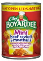 Chef Boyardee® Mini Beef Ravioli & Meatballs Case Sale Perspective: Main