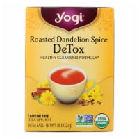 Yogi Tea Organic Roasted Dandelion Spice DeTox Caffeine Free Tea Bags (6 Pack)