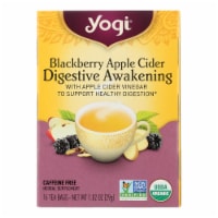 Yogi Blackberry Apple Cider Digestive Awakening Tea (6 Pack)