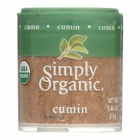Simply Organic Cumin Seed - Organic - Ground - .46 oz - Case of 6