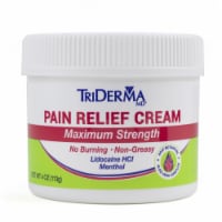 TriDerma MD Pain Relief Cream 4 oz. Jar 4% - 1% Strength