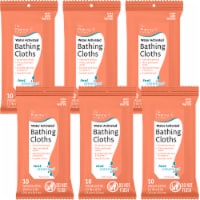 Pharma-C-Wipes Water Activated Bathing Cloths - Rinse Free - Thick, Pretreated Washcloths (6