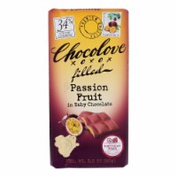 Chocolove Xoxox - Bar Filled Passionfruit Ruby 3.2 OZ - Pack of 10