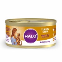 Halo Grain Free Natural Turkey Stew Wet Cat Food