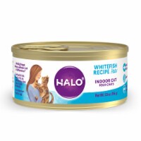 Halo Grain Free Natural Indoor Whitefish Recipe Wet Cat Food
