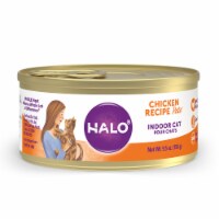 Halo Grain Free Natural Indoor Chicken Recipe Wet Cat Food