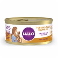 Halo Turkey & Duck Grain Free Natural Indoor Wet Cat Food