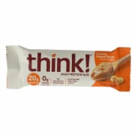 Think Products Thin Bar - Creamy Peanut Butter 2.1 oz - Pack of 10