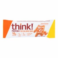 Think Products thinkThin Bar - Lean Protein Fiber - Caramel - 1.41 oz - 10 Pack