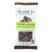 Marich Milk Chocolate Toffee Almonds - Case Of 12 - 2.3 Oz