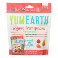 Yumearth Organics Organic - Raspberry - Pineapple - Mango - Case of 12 - 3.1 oz.