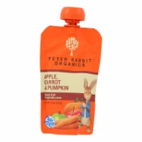 Peter Rabbit Organics Baby Food-Vegetable and Fruit Puree-Pumpkin Carrot,Apple-4.4oz-10Case